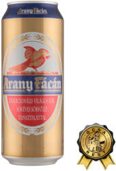 Arany Fácán 0, 5l világos sör 4% dobozos DRS