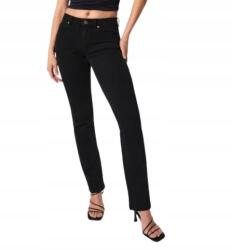 sinsay Fekete Egyenes Szárú Farmer Nadrág Klasszikus Hosszú Fazon Slim Fit 34-ES