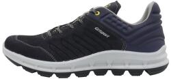 Grisport Pantofi barbati, albastru inchis, sport, piele naturala, perforati, cu talpa joasa, Grisport 868280-44401V3-Albastru-Inchis (Marime: 44) (868280-44401V3-Albastru-Inchis-44)