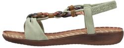 RIEKER Sandale dama, Rieker, V7568-52-Verde, casual, piele ecologica, cu talpa joasa, verde (Marime: 37)
