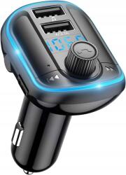 Bluetooth Adó-vevő autóba, gyorstöltés, Qc 3.0 audio adapter (5907153316222)