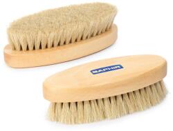 Saphir Oval Horsehair Brush - White