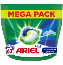 Ariel Mosókapszulák Ariel All in one Pods Mountain Spring 63 db (Ariel All in one Pods Mountain Spring 63 szt.)