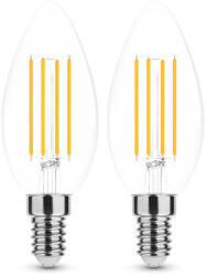 Modee LED Izzó Filament Gyertya C35 7W E14 360° 2700K (806 lumen) ERP B2 (ML-CF2700K7WE14B2)