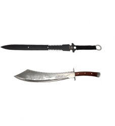 DEPOX Set maceta si sabie de vanatoare, DEPOX®, 54 cm , cutit de aruncat inclus (0719)