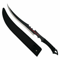 DEPOX Sabie de vanatoare, Fire Blade, maner lemn, 70 cm, teaca inclusa (0754)