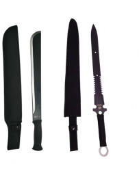 DEPOX Set sabie si maceta, DEPOX®, Jungle Fever, otel inoxidabil, 57.5 cm (0742)