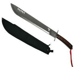 DEPOX Sabie de vanatoare DEPOX®, Wrath Blade, maner lemn, 69 cm, teaca cadou (0746)