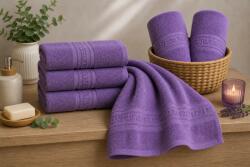 Ralex Pucioasa Prosop HORECA Greek Border 500g Royal Amethyst din Bumbac 100% 70x140 cm (RPU-110264) Prosop