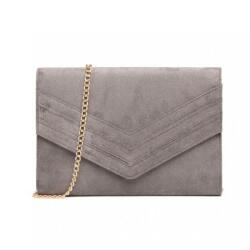 Konofactory Szürke elegáns borítéktáska „Madelyn (K432-grey-HU)