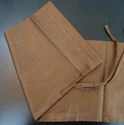 Billerbeck Elegante hengerpárna huzat, 40x15 cm, Barna kavicsos (23)