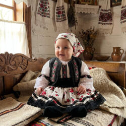 Ie Traditionala Costum Traditional Fetite 0-12 luni Mariuca 2