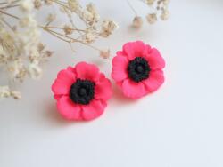 Atellier Wearable Art Cercei Flora - roz neon
