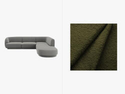 Micadoni Coltar modular Miley cu tapiterie boucle (MIC_RRCO_101_F1_MILEY6)