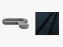 Micadoni Coltar modular Miley cu tapiterie boucle (MIC_RRCO_101_F1_MILEY5)
