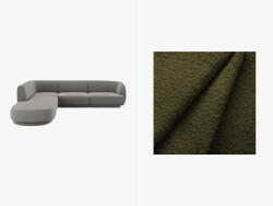 Micadoni Coltar modular Miley cu tapiterie boucle (MIC_RLCO_101_F1_MILEY6)