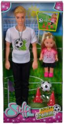 Simba Toys Set Papusi Kevin si Evi Set O Ora de Antrenament (105733503) Papusa