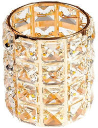 Luxorise Suport pensule machiaj, Luxorise, Crystal, Gold (VES1632)