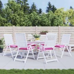 vidaXL Perne pentru scaun, 6 buc. , roz, 40x40x7 cm, material textil GartenMobel Dekor (361503)