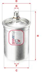 SOFIMA filtru combustibil SOFIMA S 1505 B (S 1505 B) - automobilus