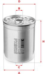 SOFIMA filtru combustibil SOFIMA S 8111 NC (S 8111 NC) - automobilus
