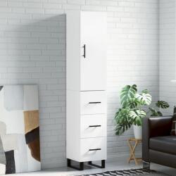 vidaXL Dulap înalt, alb, 34, 5x34x180 cm, lemn prelucrat GartenMobel Dekor (3198873) Comoda