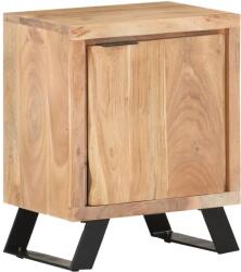 vidaXL Noptiera, 40x30x50 cm, lemn masiv de acacia cu margini vii GartenMobel Dekor (323519)