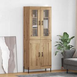 vidaXL Bufet Stejar Artizanal 69, 5 x 34 x 180 cm Lemn compozit GartenMobel Dekor (3415989) Comoda