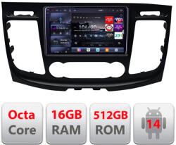 Edotec Navigatie Android Ford Transit 2019+ QLED 2K, 16GB RAM, 512GB (KIT-transit-2019-a+EDT-E810-2K)