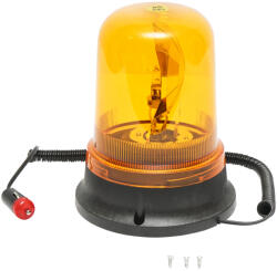 Breckner Germany Girofar auto 12V cu bec halogen H1, prindere magnetica sau cu suruburi (DISKA71)