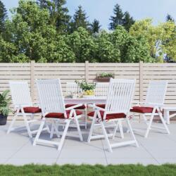 vidaXL Perne de scaun, 6 buc. , rosu vin, 40x40x7 cm, textil oxford GartenMobel Dekor (361479)