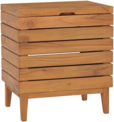 vidaXL Cos de rufe, 40 x 30 x 45 cm, lemn masiv de tec GartenMobel Dekor (289075)