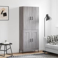 vidaXL Dulap înalt, gri sonoma, 69, 5x34x180 cm, lemn compozit GartenMobel Dekor (3195801) Comoda