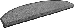 vidaXL Mochete autocolante pentru scara Semicircular 15 pcs Gri închis GartenMobel Dekor (42038636) Covor