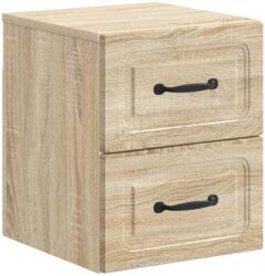 vidaXL Dulap de noapte suspendat Stejar Sonoma 34, 5 x 33 x 40 cm GartenMobel Dekor (899319)