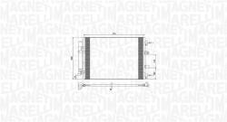 Magneti Marelli Condensator, climatizare MAGNETI MARELLI 350203773000 (350203773000) - automobilus