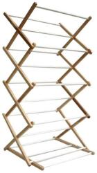 Plasticbox Kft Ruhaszárító Fa Harmonika 5, 5m 50x50x155cm (651012) Ruhaszárító