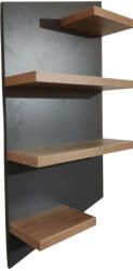  Fali panel polc (OAK& STEEL Edition)