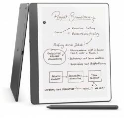  eBook olvasó Amazon Kindle Scribe 16 GB, újratervezett kijelző egyenletes keretekkel, írási funkció könyvekben és dokumentumokban, jegyzetek összefoglalása és finomítása, Premium Pen toll mellékelve, 