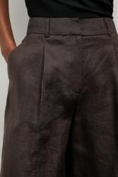 Answear. LAB къс панталон дамски от лен (SR0085) - answear - 123,20 лв