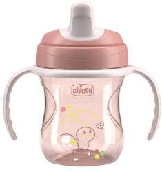 Chicco Pink Tanulópohár Fogantyúval 6 Hónapos Kortól - Önálló Ivás Tanulásához Praktikus Baba Kiegészítő
