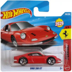 Mattel Hot Wheels Ferrari Dino 206 GT kisautó (JJH56) - jatekbirodalom