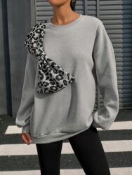 Shein Szürke Klasszikus Hosszú Ujjú Melegítőfelső Sima Állatmintás Shein 34