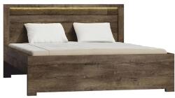 TEMPO KONDELA INFINITY sötétbarna mdf ágy 160x200cm