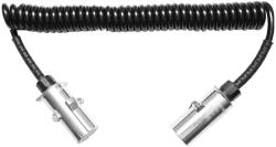  Cablu electric spirala 3, 4 m cu mufe 7 pini pentru remorca TIR (DIS502073)