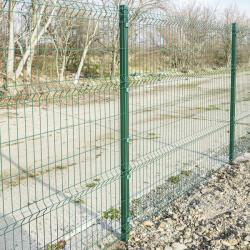 Thor Stalp gard cu cleme pentru panou si plasa bordurata, verde RAL6005, 2430 mm (87TH453)