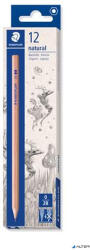 STAEDTLER Grafitceruza, 2B, hatszögletű, STAEDTLER "Noris® natural 130 60N (130 60N-0)
