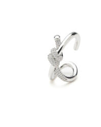 ElectraStore Inel Cu Cristale Zirconia Knot Ring (C4853)