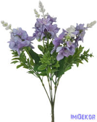  Vegyes színű kicsi csokor 33 cm - Lila