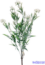  Műzöld színes csokor 54 cm - Fehér